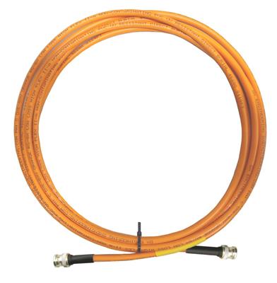 DX Engineering RG-8X High Visibility Orange 50-ohm Coaxial Cable Assemblies