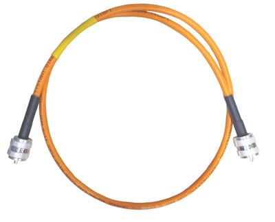 DX Engineering RG-8X High Visibility Orange 50-ohm Coaxial Cable Assemblies