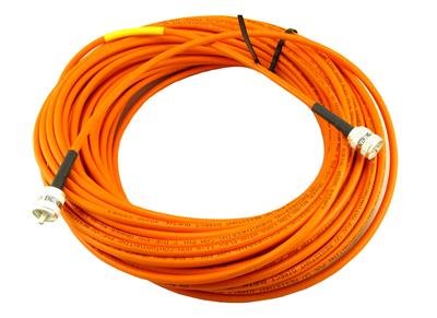 DX Engineering RG-8X High Visibility Orange 50-ohm Coaxial Cable Assemblies