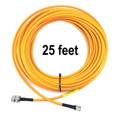 DX Engineering RG-8X High Visibility Orange 50-ohm Coaxial Cable Adapter Assemblies