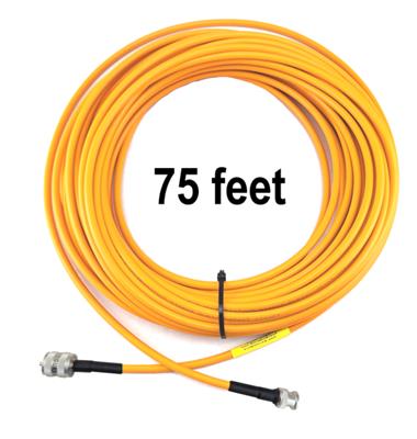 DX Engineering RG-8X High Visibility Orange 50-ohm Coaxial Cable Adapter Assemblies