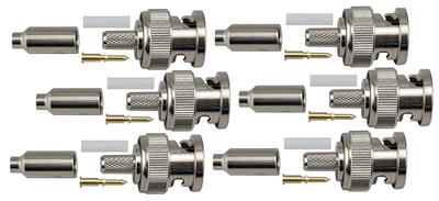 DX Engineering BNC Male RG-174 Coaxial Connectors