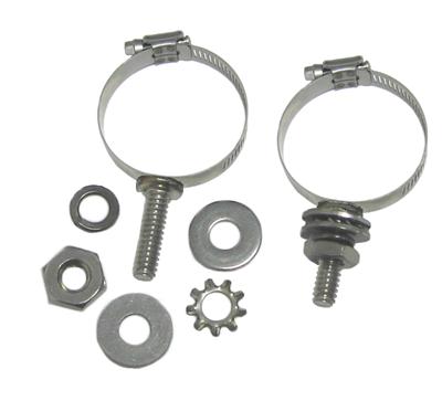DX Engineering Stainless Mounting Clamps with Studs