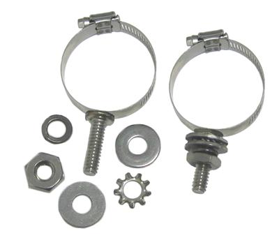 DX Engineering Stainless Mounting Clamps with Studs
