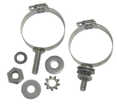 DX Engineering Stainless Mounting Clamps with Studs