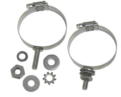 DX Engineering Stainless Mounting Clamps with Studs
