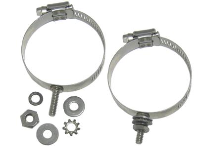 DX Engineering Stainless Mounting Clamps with Studs