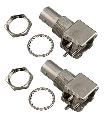 DX Engineering PCB Mount Right Angle BNC Female Bulkhead Connectors
