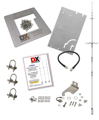 DX Engineering 5BTV Five-Band High Performance HF Vertical Antenna and Original Tilt Base Systems
