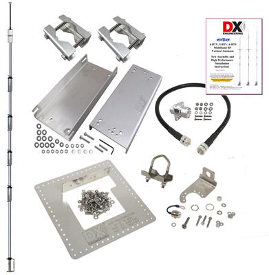 DX Engineering 6BTV 6-Band High Performance HF Vertical Antennas and OMNI-TILT® Mounting Systems