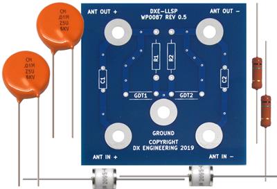 DX Engineering Ladder Line Surge Protector Replacement Parts Kit