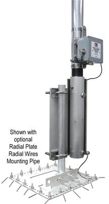 DX Engineering MBVE-5A Series SAF-T-TILT™ HF Multi-Band Vertical Antennas