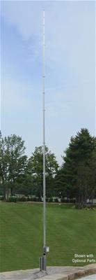 DX Engineering MBVE-5A Series SAF-T-TILT™ HF Multi-Band Vertical Antennas