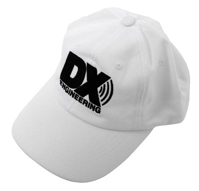DX Engineering Moisture Wicking White Hats