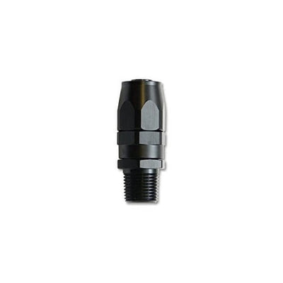 Male Straight Hose End Fitting; Size: -6AN; Pipe Thread 1/4" NPT - VIB26001