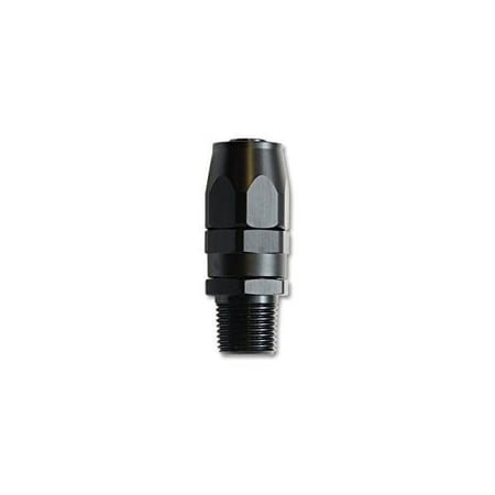 Male Straight Hose End Fitting; Size: -6AN; Pipe Thread 1/4" NPT - VIB26001