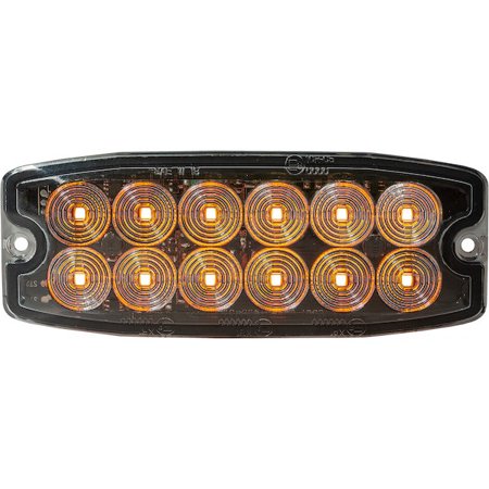 Light Strobe 5.14IN 12-LED Ambe - 8890400