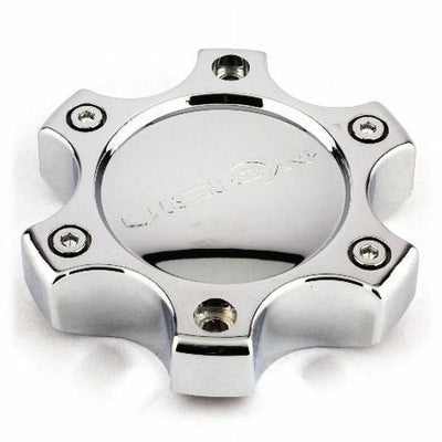 6 Lug Clsd Chrome Cap- 375 - C3756C