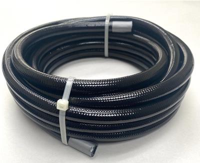 10 BLACK COVERED P.T.F.E. HOS