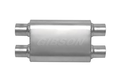 MUFFLER OVAL DUAL 3IN OFFSET S