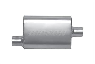 MUFFLER OVAL SS 2.5IN OFFSET