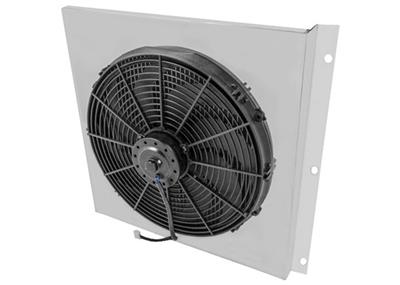 ALUMINUM SHROUD WITH FAN