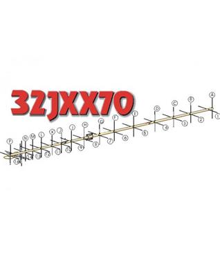 I0JXX 70cm Yagi Antennas
