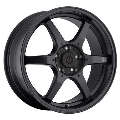 WHEELS ALUM MATTE BLK 17X7.5