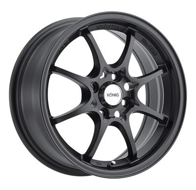 WHEEL ALUM MATTE BLACK 15X6.5