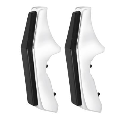 CHROME GUARD W/BLACK STRIPS