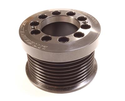 PULLEY SUPERCHARGER ALUM BLK 2