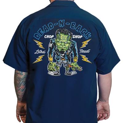 DEAD N BACK EMBR WORKSHIRT MD