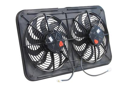 12" DUAL SHROUDED FAN