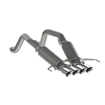 AXLEBACK QUAD TIP EXHAUST