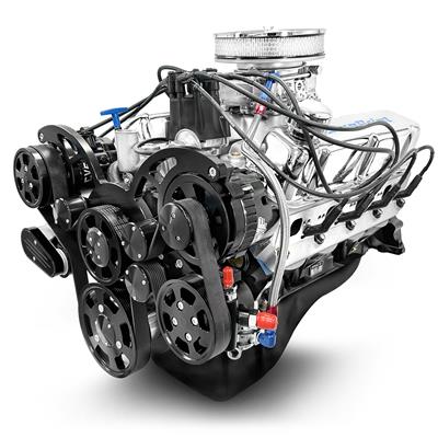 347 DRESSED CARB W/BLK PULLEYS