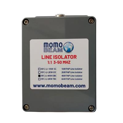 Momobeam RFC-LI  4kW Dual Big Core Line Isolator RF Choke Baluns