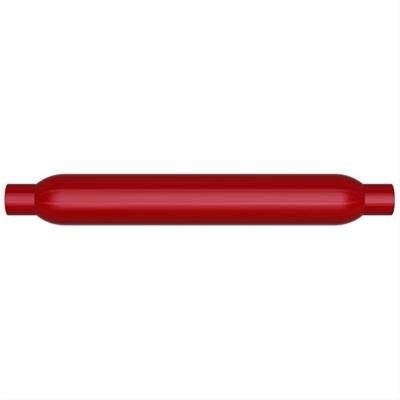 GLASS PACK MUFFLER RED COATED