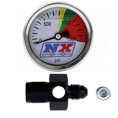 NITROUS PRESS GAUGE W/FITTING