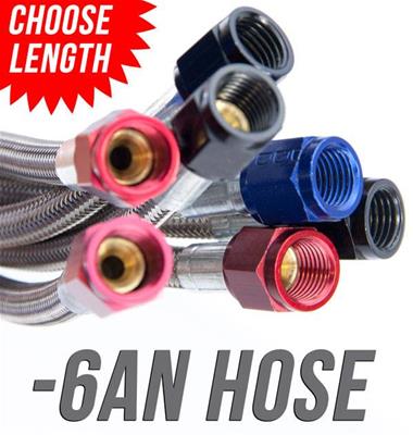 216   -6AN STAINLESS BRAIDED
