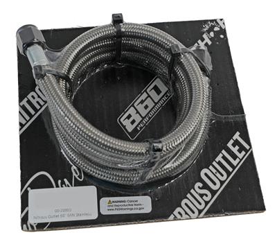 60   -6AN STAINLESS BRAIDED H