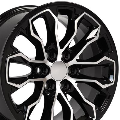 WHEELBLACK MACHINED17X8