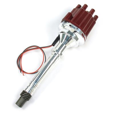 DIST BILLET CHEVY NON/VAC RED