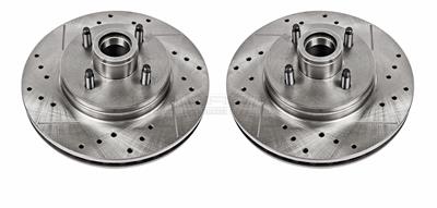 ROTORS BRAKE SLOTTED VENTED PR