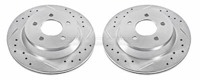 ROTORS BRAKE X-DRILL SLOTTED P