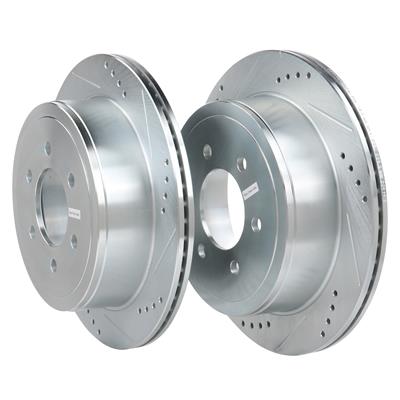 ROTORS BRAKE DRILLED/SLOTTED P
