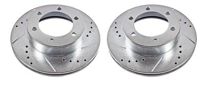 ROTORS BRAKE DRILLED SLOTTED