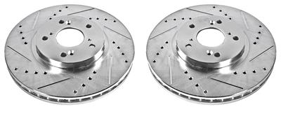 ROTORS BRAKE DRILLED/SLOTTED F