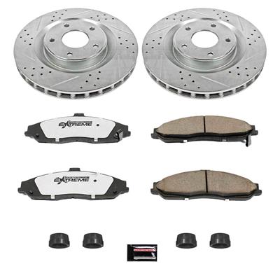 ROTOR & PAD DRILLED SLOTTED KI