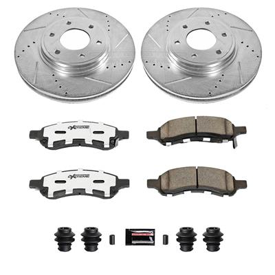 ROTOR+PADS DRILLED/SLOTTED KIT