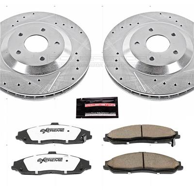 ROTOR & PAD DRILLED SLOTTED KI